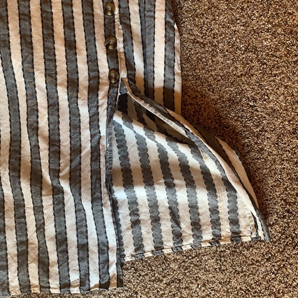 Harper Heritage Striped Midi Dress Medium - Picture 3 of 3